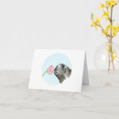 Carte Carlins à fleurs : Tulip Angelique (Fleur jaune)