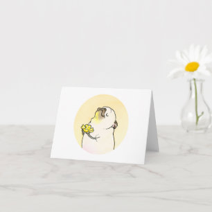 Carte Carlins de fleurs : Beurre