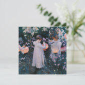 Carte Carnation, Lily, Lily, Rose (John Singer Sargent) (Debout devant)