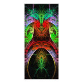 Carte Carnaval Abstrait Art Rack (Dos)