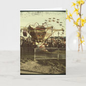 Carte Carnival Ride (Fleur jaune)