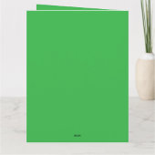 Carte Carnivore lion Christmas holiday  (Dos)