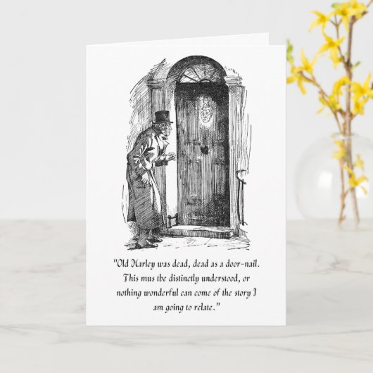 Carte Carol de Noël (Fleur jaune)