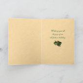 Carte Carol de Noël Retro (Intérieur)