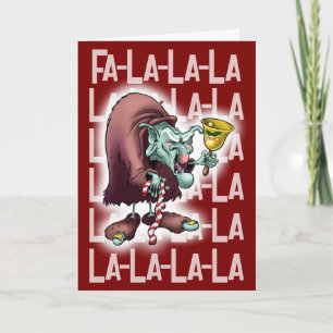Carte CAROL le TROLL de la SAINT-SYLVESTRE (mat) - Jeff