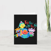 Carte Caroling Sesame Street (Devant)