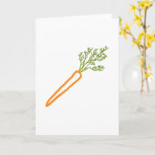 Carte Carotte (Fleur jaune)