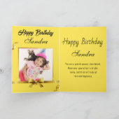 Carte Carotte drôle Joyeux anniversaire (Intérieur)