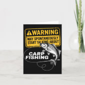 Carte Carp Fishing Design For Men Funny Catfish And Carp (Devant)
