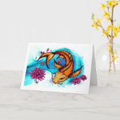 Carte Carpe (Fleur jaune)