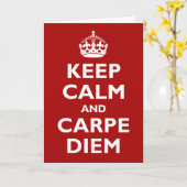 Carte Carpe Diem ! (Fleur jaune)