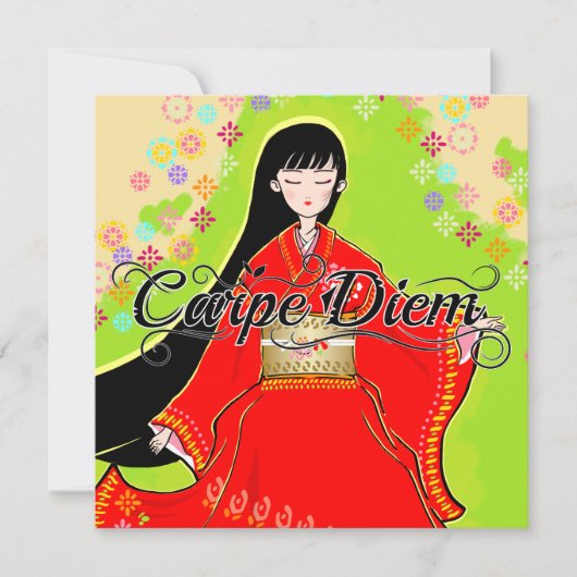 Carte Carpe Diem Maiko (Devant)