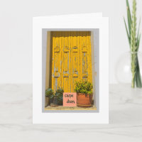 CARPE DIEM /SAISIR LE JOUR /HEUREUX ANNIVERSAIRE