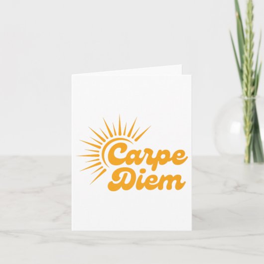 Carte Carpe Diem Sunrise Premium (Devant)