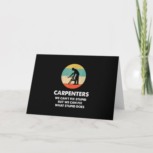 Carte Carpenter Funny (Devant)
