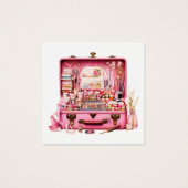 Carte carré de couture pour entreprise ou boîtier (Devant)