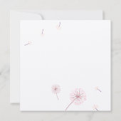 Carte Carré de la fête des mères Dreamy Pig Flat (Dos)