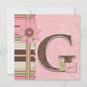 Carte Carré G Girl