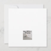 Carte Carré photo HOPE Pink Anna's Hummingbird (Dos)