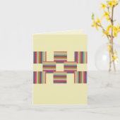 Carte Carré Rainbow (Fleur jaune)