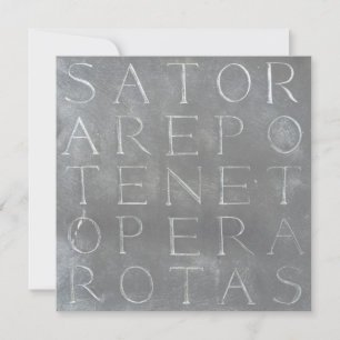 Carte Carré Sator Rotas