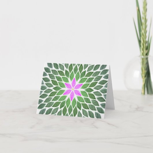 Carte carreau rose (Devant)