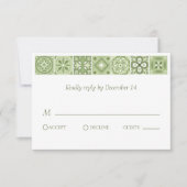 Carte Carreaux espagnols verts (Devant)