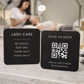 Carte carrée de code QR pour les instructions de s