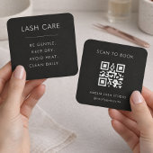 Carte carrée de code QR pour les instructions de s
