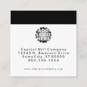 carte carrée de rendez-vous (Dos)