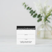 carte carrée de rendez-vous (Debout devant)