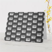 Carte Carrelage de votre logo de conception d'image ou d (Fleur jaune)