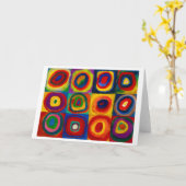 Carte Carrés avec cercles, Abstraits, Wassily Kandinsky (Fleur jaune)