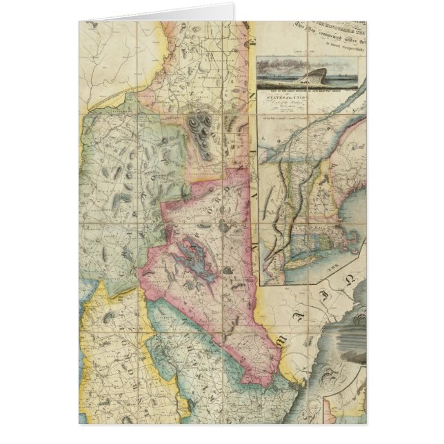 Carte Carrigain du New Hampshire (Devant)