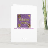 Carte Carrousel d'or d'anniversaire (Dos)