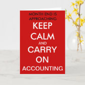 Carte Carry on Accounting Birthday (Fleur jaune)