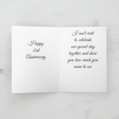 CARTE ***CARTE ANNIVERSAIRE DE NOTRE 2E ANNIVERSAIRE***  (Intérieur)