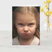 CARTE CARTE ANNIVERSAIRE SŒUR GÂTÉE DRÔLE (Fleur jaune)