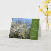 Carte Carte-Arbres d'obtention du diplôme de citation de (Fleur jaune)