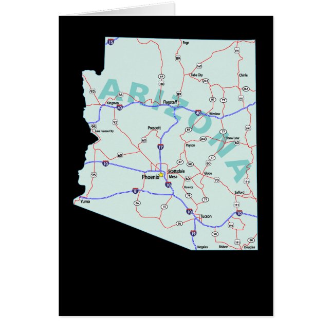 Carte Carte Arizona (Devant)