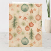 Carte Carte-cadeau d'ornement vintage (Dos)