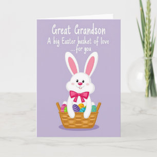 Carte Carte-cadeau Panier de Lapin
