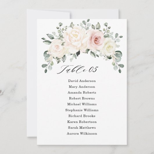 Carte Carte Carte graphique Champagne Ivory Blush (Devant)