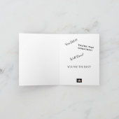 Carte Carte-Congrats argentée de salutation de couronne (Intérieur)