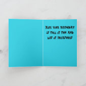 Carte #carte d'anniversaire pirate par dalDesignNZ (Intérieur)