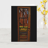 Carte "Carte d'anniversaire 'Porte de silo de munitions  (Fleur jaune)