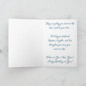 Carte "Carte d'anniversaire pour le chemin de l'hôpital (Intérieur)