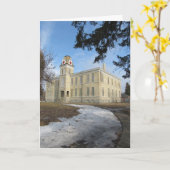 Carte "Carte d'anniversaire pour le chemin de l'hôpital (Fleur jaune)