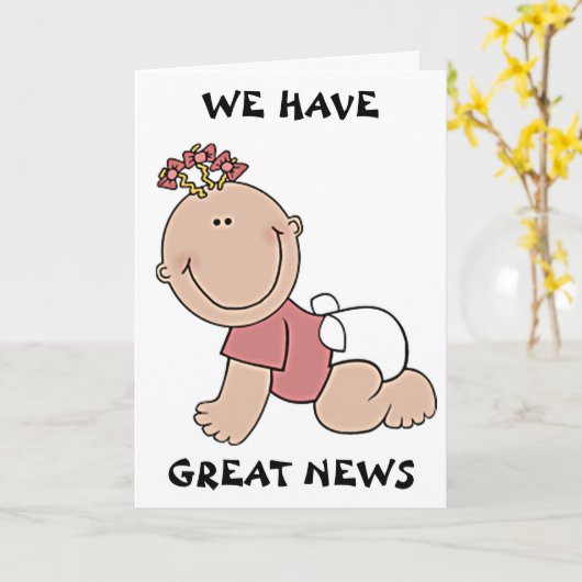 CARTE ***CARTE DE GROSSESSE**** (Fleur jaune)