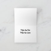 CARTE **CARTE DE NOËL DES TRIPLETS** (Intérieur)